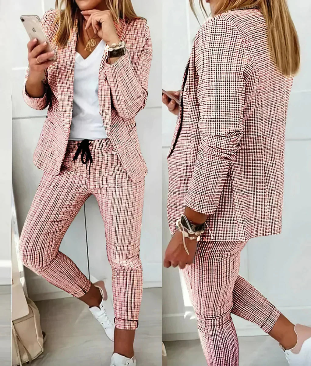 Women's Outfit, Elegant Two-Piece Business Clothing for Professional Style, Versatile and Comfortable 0