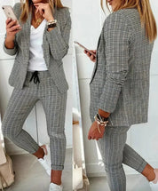Women's Outfit, Elegant Two-Piece Business Clothing for Professional Style, Versatile and Comfortable 2