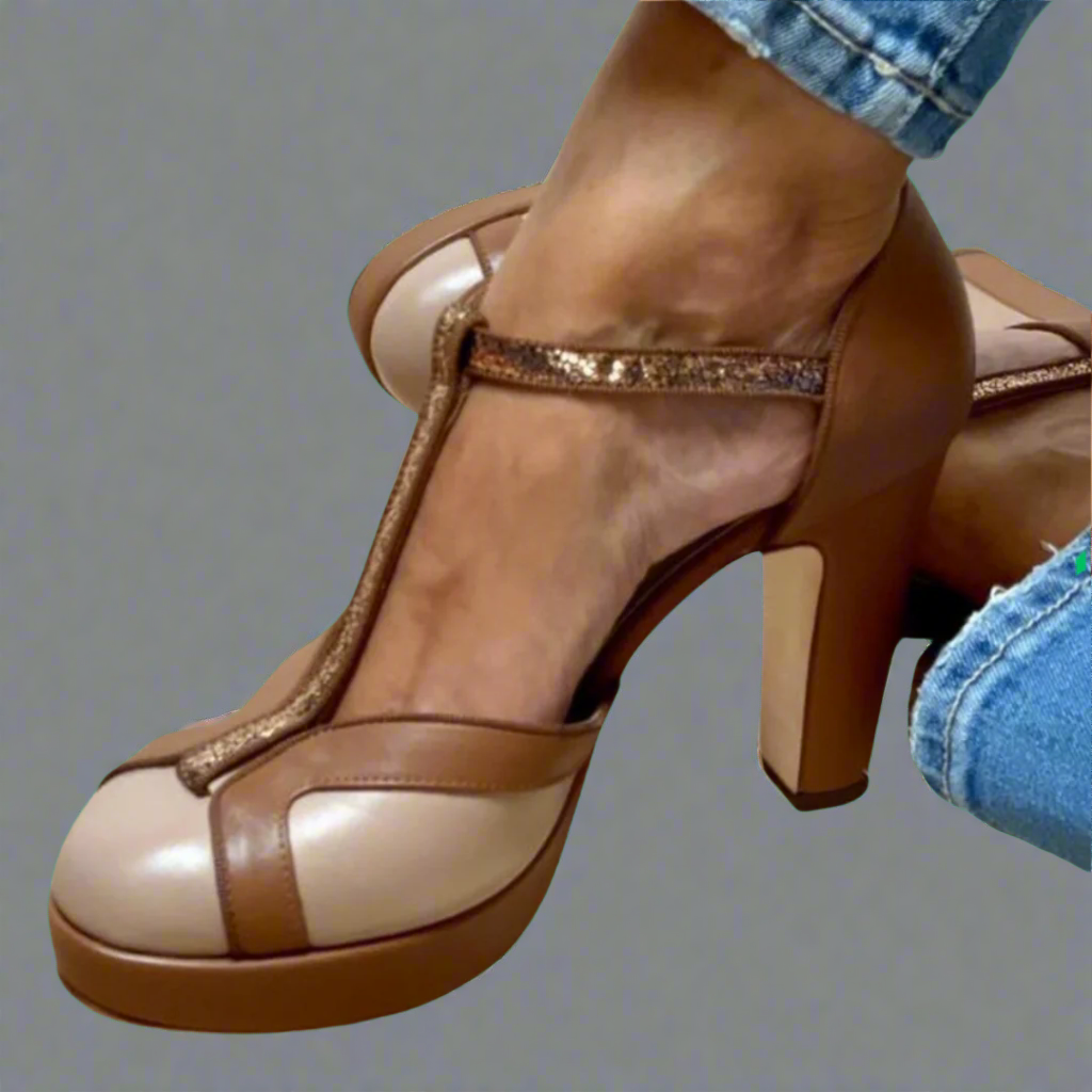 Women's Sandals - Elegant Orthopedic High Heel Sandals with Arch Support for Summer Comfort 0