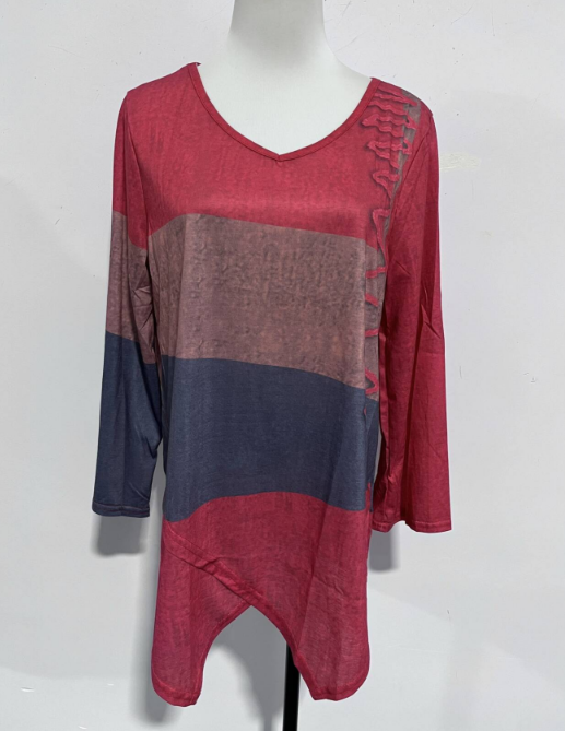 Women's Shirt - Stylish Tricolor Lightweight Casual Summer Top for Effortless Style and Comfort 4