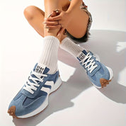Women's Sneakers with Arch Support - Retro Platform Lace-Up Trainers for Casual Wear 4