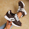 Women's Sneakers with Arch Support - Retro Platform Lace-Up Trainers for Casual Wear 5