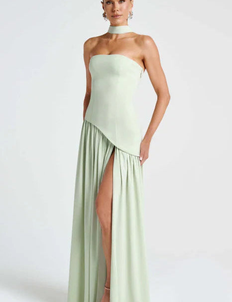Women's Strapless Maxi Dress - Elegant Summer Dress for Parties and Formal Occasions 3