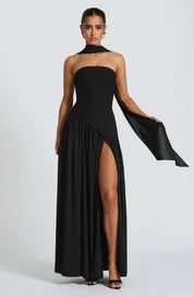 Women's Strapless Maxi Dress - Elegant Summer Dress for Parties and Formal Occasions 6