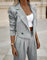 Women's Suit Set - Elegant Blazer and Trouser Pant Suits for Women - Versatile Formal and Casual Wear 3