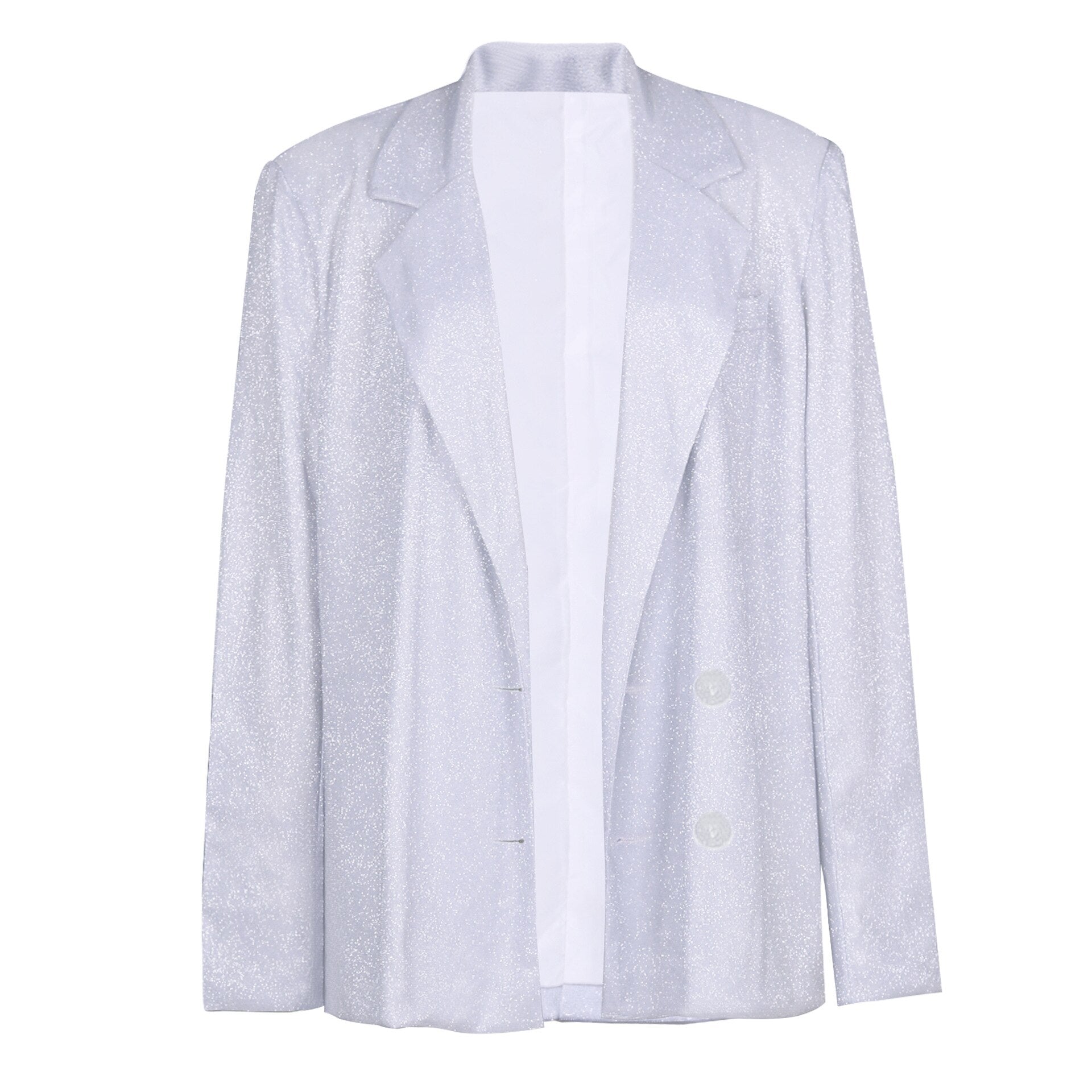 Women's Suit Set - Shimmering Blazer and Pants for Elegant Occasions, Stylish Evening Wear, Perfect for Parties and Events 3