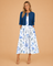Women's Summer Floral Midi Dress - Elegant Dresses for Weddings and Events 2
