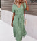 Women's Summer Floral Print Midi Dress - Elegant Casual Style for Warm Weather 1
