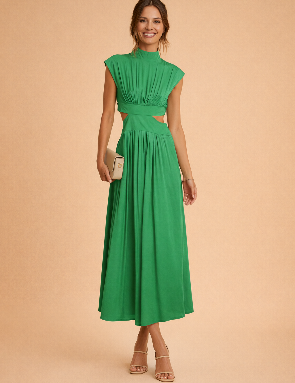 Women's Summer Maxi Dress - Elegant White Dress for Garden Party & Beach Wear 2