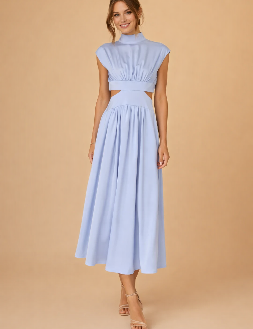 Women's Summer Maxi Dress - Elegant White Dress for Garden Party & Beach Wear 3
