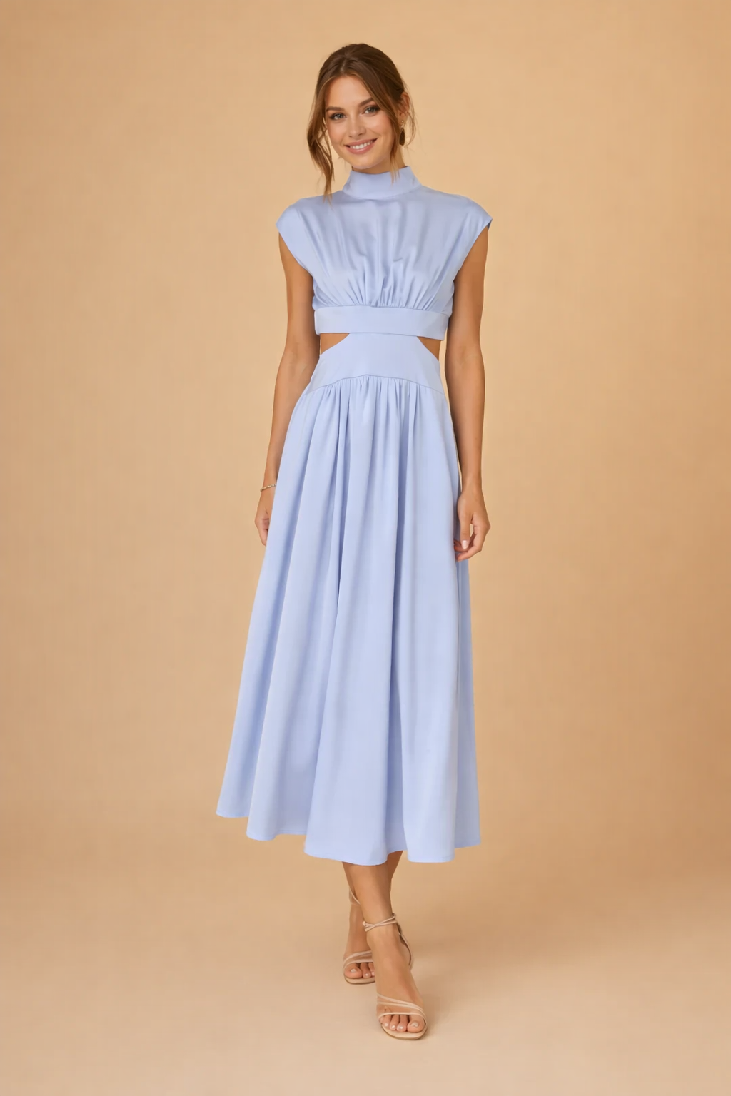 Women's Summer Maxi Dress - Elegant White Dress for Garden Party & Beach Wear 3