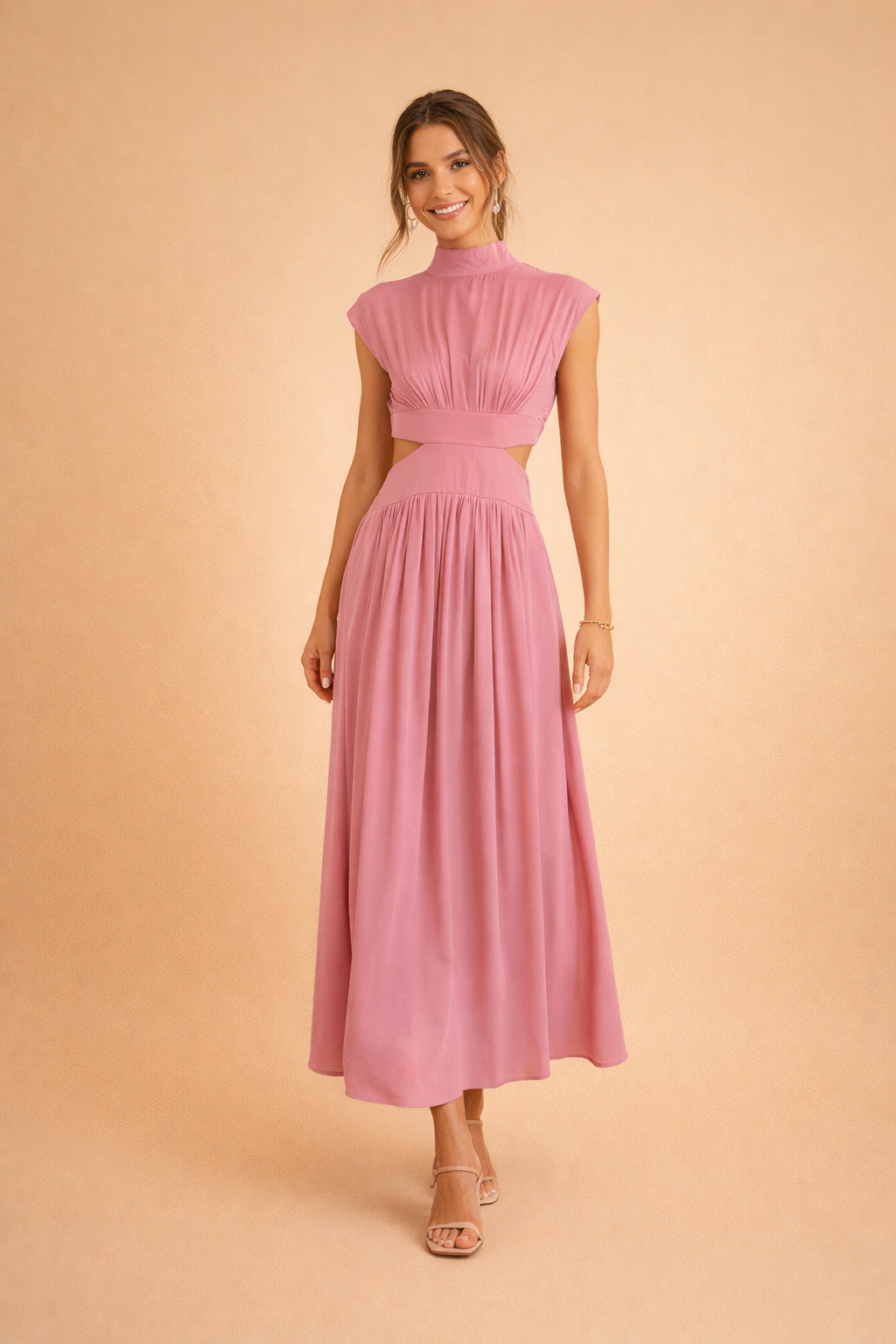 Women's Summer Maxi Dress - Elegant White Dress for Garden Party & Beach Wear 4