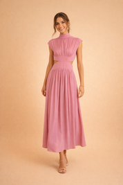 Women's Summer Maxi Dress - Elegant White Dress for Garden Party & Beach Wear 4