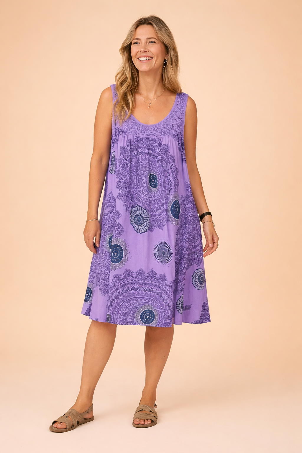 Women's Summer Maxi Dress - Stylish Sleeveless Lightweight Dress for Warm Weather 1