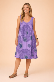 Women's Summer Maxi Dress - Stylish Sleeveless Lightweight Dress for Warm Weather 1