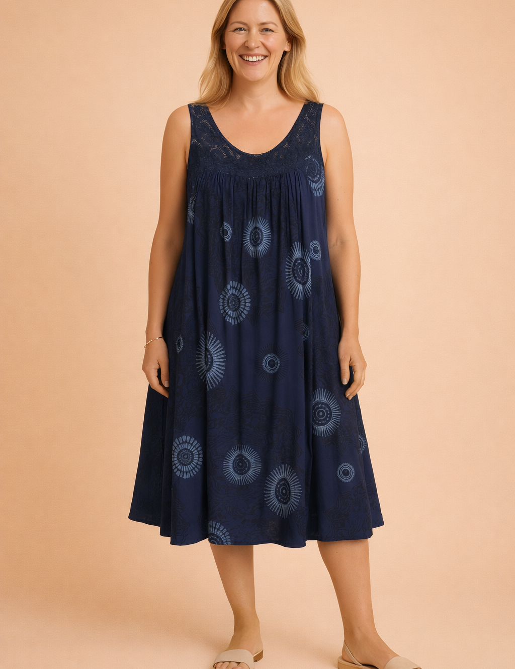 Women's Summer Maxi Dress - Stylish Sleeveless Lightweight Dress for Warm Weather 4