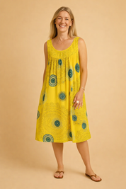Women's Summer Maxi Dress - Stylish Sleeveless Lightweight Dress for Warm Weather 5