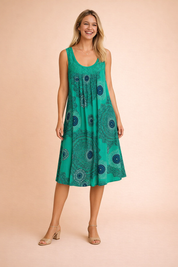 Women's Summer Maxi Dress - Stylish Sleeveless Lightweight Dress for Warm Weather 6
