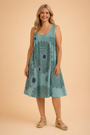 Women's Summer Maxi Dress - Stylish Sleeveless Lightweight Dress for Warm Weather 7