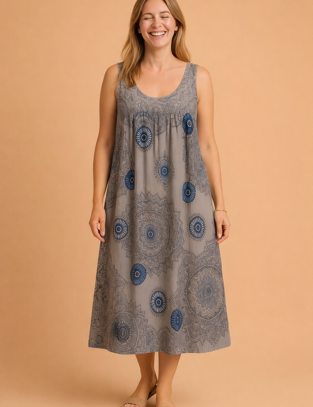 Women's Summer Maxi Dress - Stylish Sleeveless Lightweight Dress for Warm Weather 8