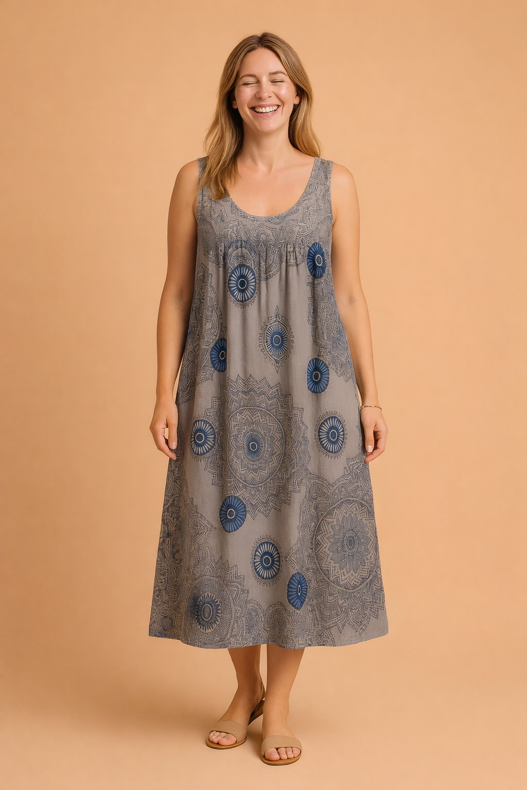 Women's Summer Maxi Dress - Stylish Sleeveless Lightweight Dress for Warm Weather 8
