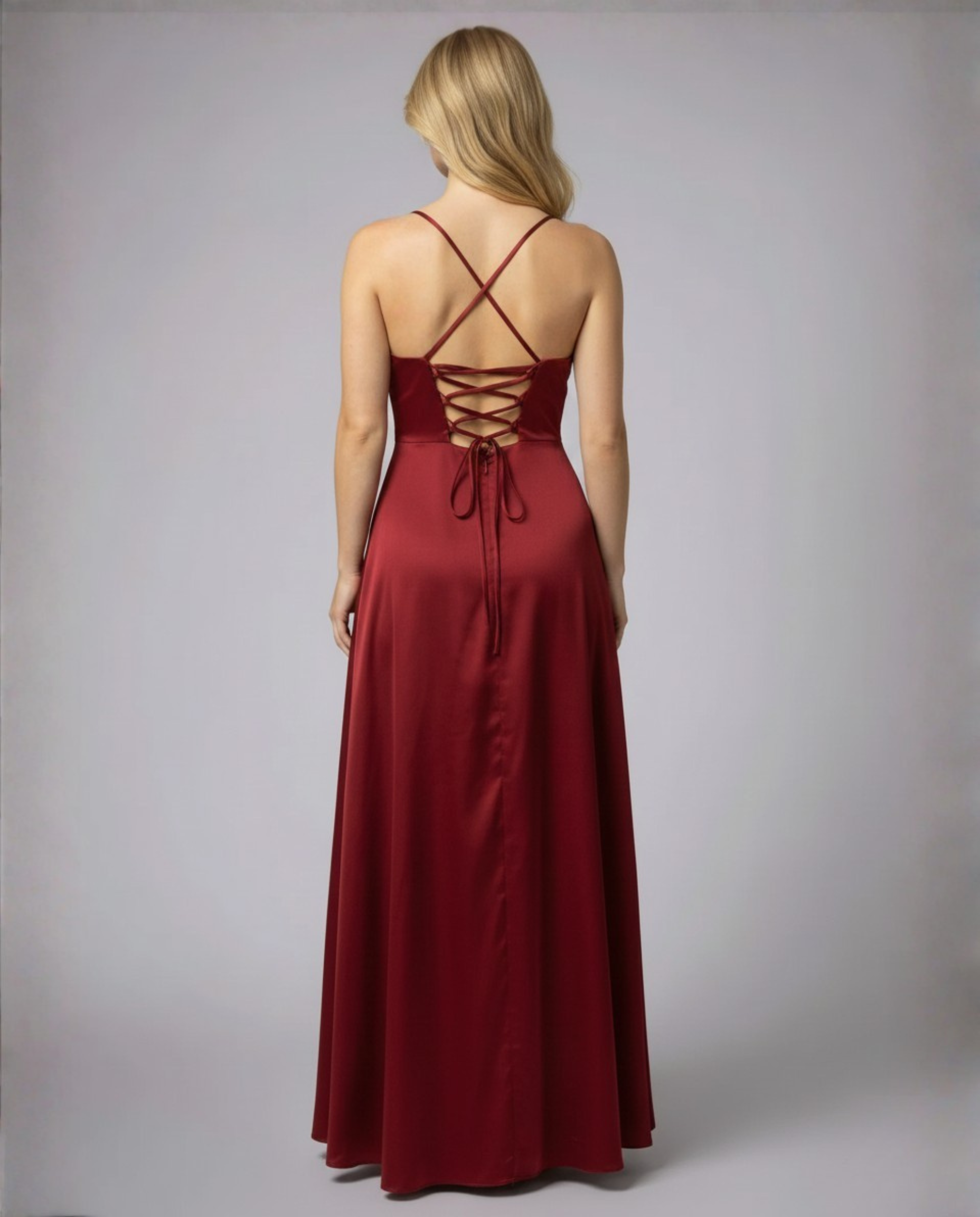 Women's Summer Maxi Dress with Side Slit for Elegant Occasions - Sleeveless Flowing Dresses 1