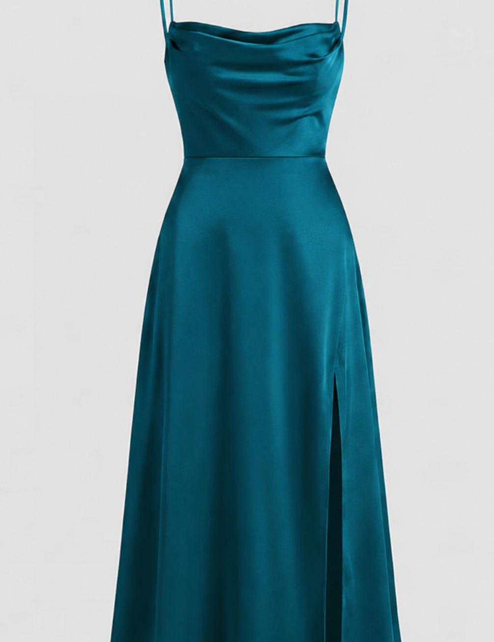 Women's Summer Maxi Dress with Side Slit for Elegant Occasions - Sleeveless Flowing Dresses 9