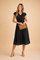 Women's Summer Midi Dress with V-Neck and Ruffle Sleeves - Elegant and Comfortable Summer Dresses 2