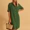 Women's Summer Shirt Dress Lightweight Comfortable Versatile Casual Dress 1