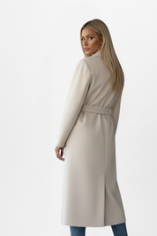 Women's Trench Coat - Elegant Long Double-Breasted Design with Belt, Stylish Winter Coat for Casual and Formal Occasions 3