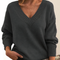 Women's V-Neck Sweater - Stylish and Comfortable Pullover for All-Day Wear 1