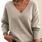 Women's V-Neck Sweater - Stylish and Comfortable Pullover for All-Day Wear 2