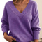 Women's V-Neck Sweater - Stylish and Comfortable Pullover for All-Day Wear 9