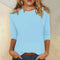 Women's White Blouse - Long Sleeve Classic Fit Shirt for Everyday Elegance 0