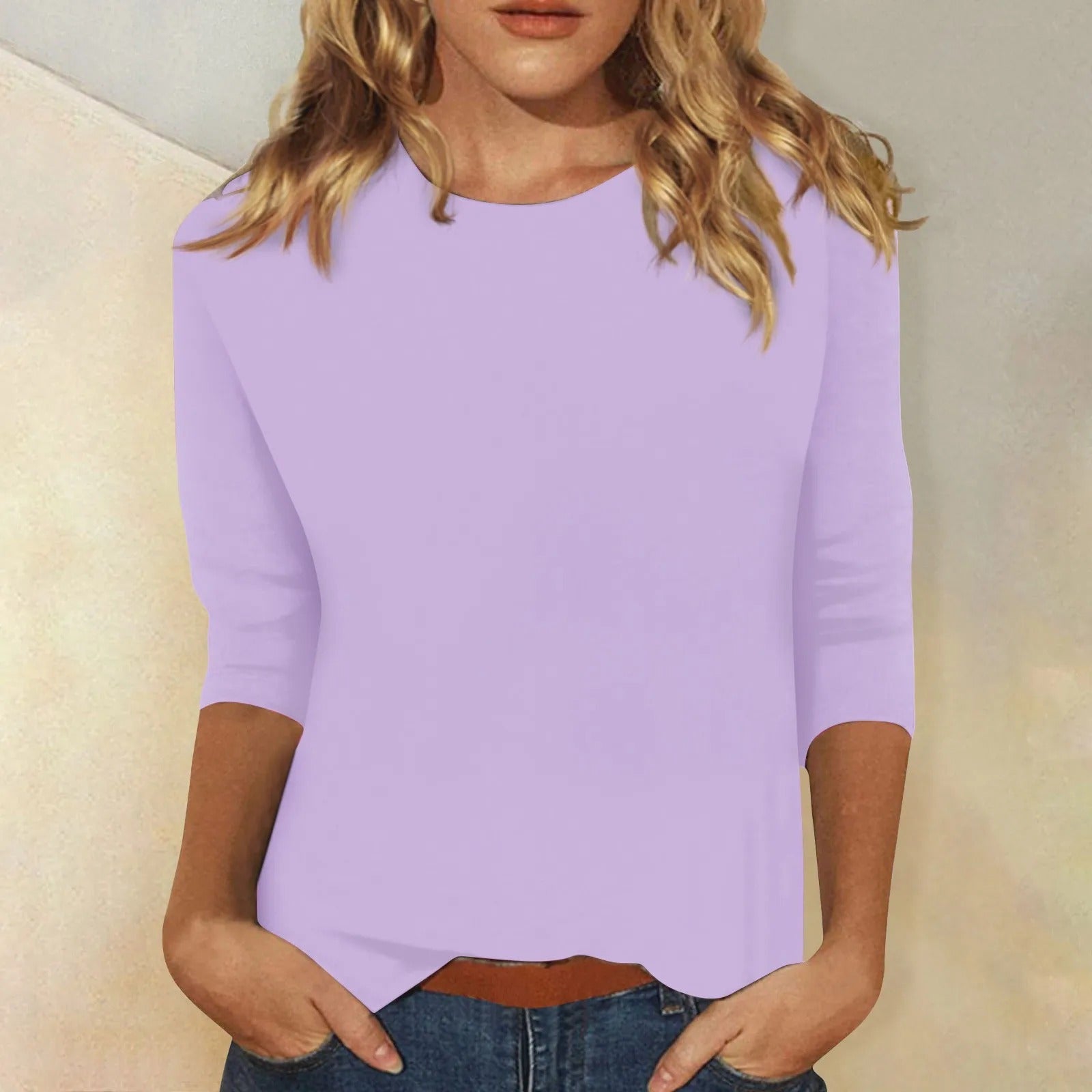 Women's White Blouse - Long Sleeve Classic Fit Shirt for Everyday Elegance 1