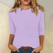 Women's White Blouse - Long Sleeve Classic Fit Shirt for Everyday Elegance 1