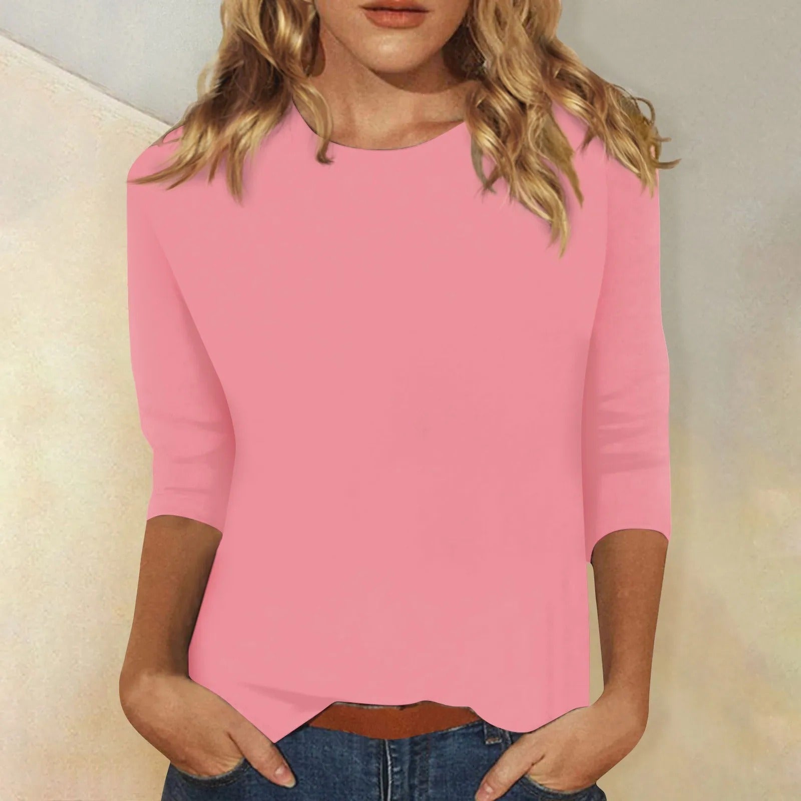Women's White Blouse - Long Sleeve Classic Fit Shirt for Everyday Elegance 3