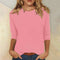 Women's White Blouse - Long Sleeve Classic Fit Shirt for Everyday Elegance 3