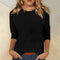 Women's White Blouse - Long Sleeve Classic Fit Shirt for Everyday Elegance 5