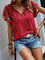 Womens Blouse - Floral Print Short Sleeve Summer Tops for Women, Lightweight and Versatile Styling 9