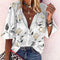 Womens Blouse - Lightweight Floral Design for Elegant Casual and Formal Wear 4