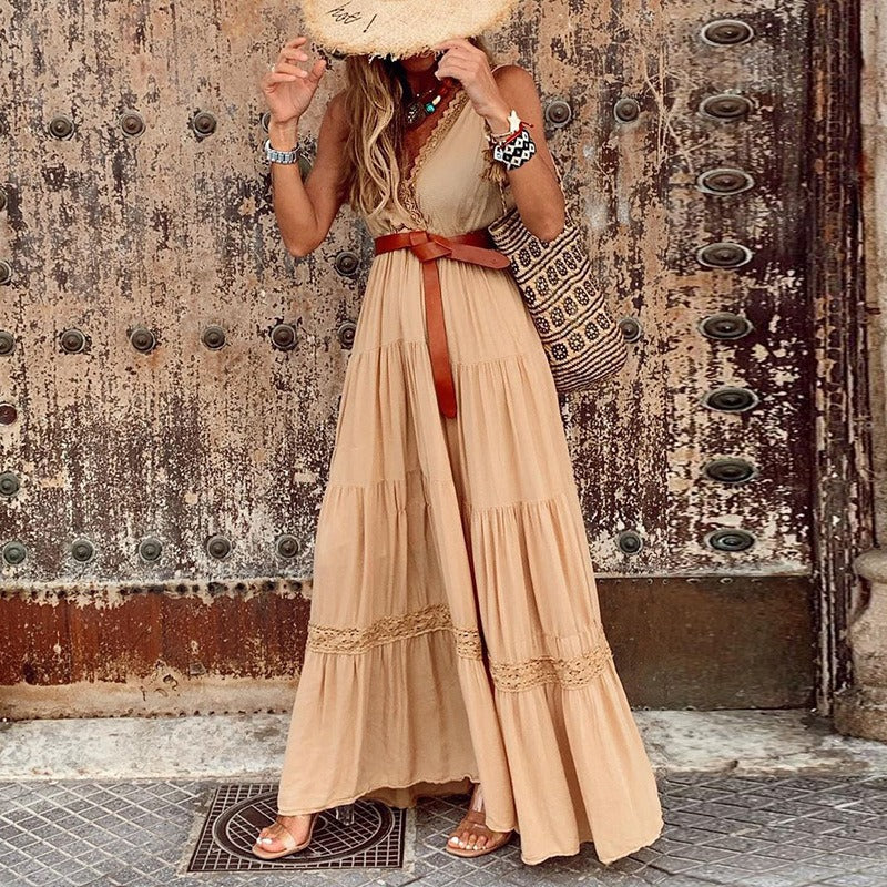 Womens Dress - Boho Summer Dresses, Airy Ibiza Style Sundress for Effortless Elegance and Comfort 0