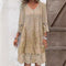 Womens Dress - Elegant Floral Midi Summer Dresses for Warm Weather Events 2