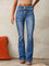 Womens Flare Jeans - High Rise Bootcut Style with Body-Sculpting Stretch for a Flattering Fit 0
