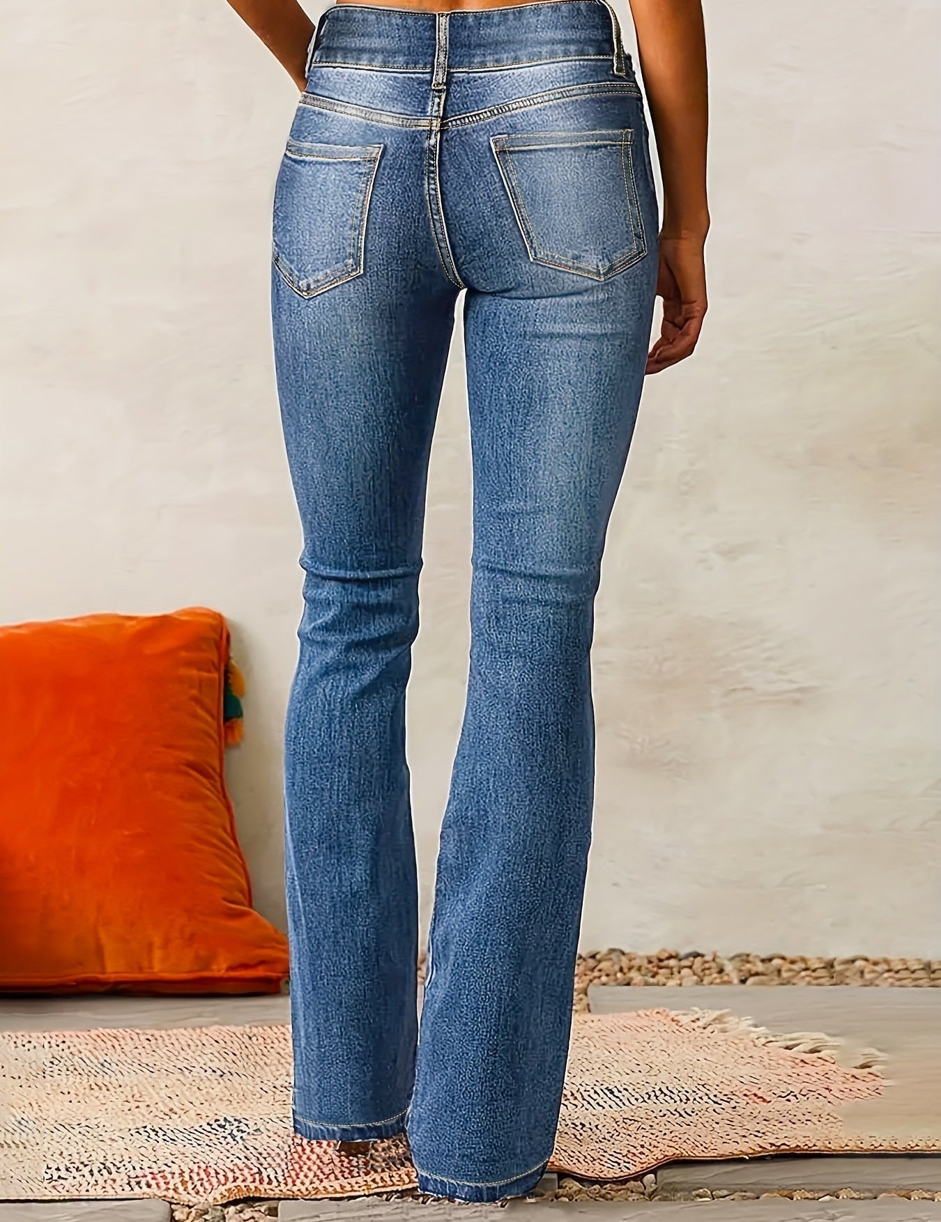 Womens Flare Jeans - High Rise Bootcut Style with Body-Sculpting Stretch for a Flattering Fit 1