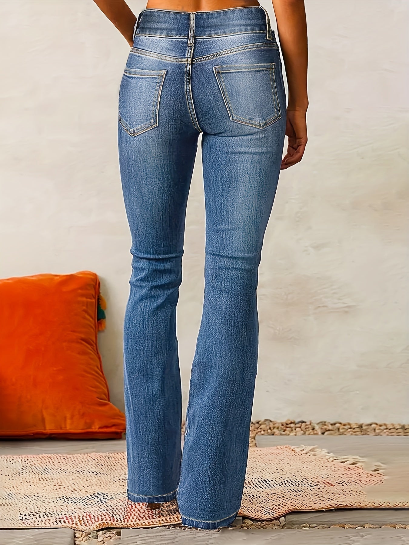 Womens Flare Jeans - High Rise Bootcut Style with Body-Sculpting Stretch for a Flattering Fit 1