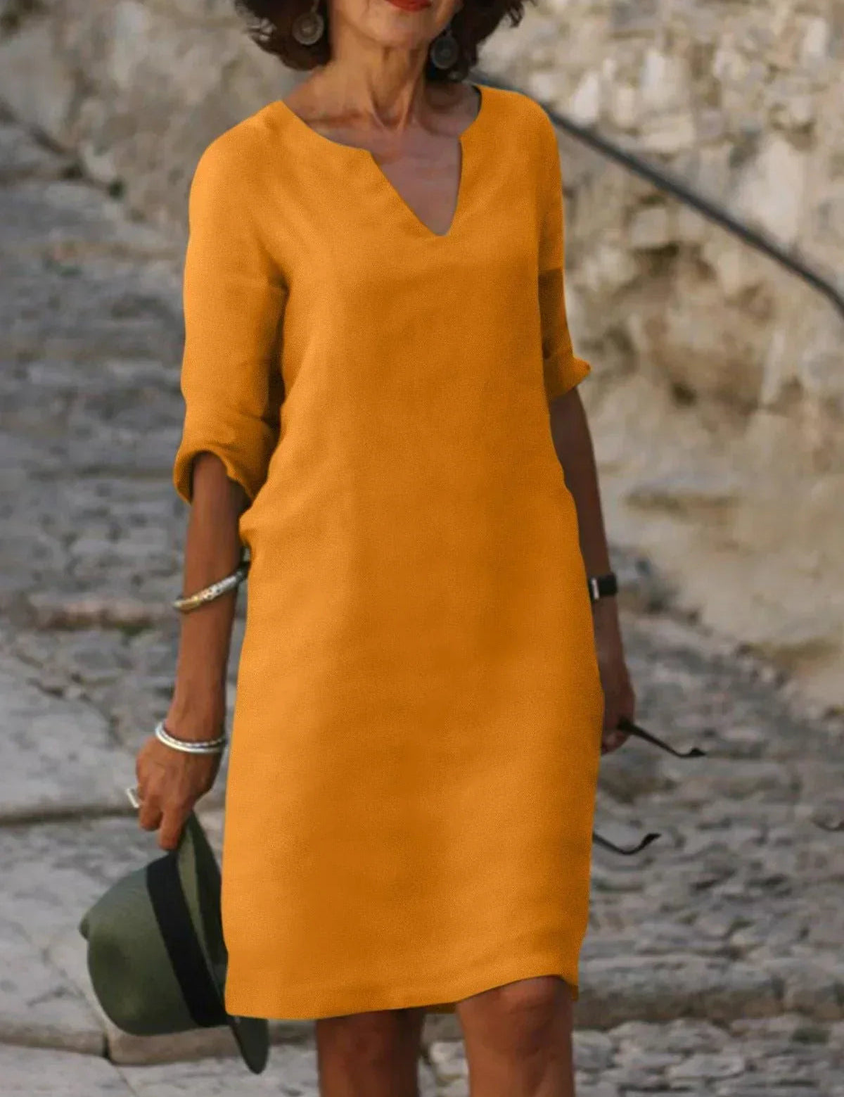Womens Formal Dress - Elegant V-Neck Design for Special Occasions and Everyday Style 4