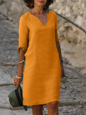 Womens Formal Dress - Elegant V-Neck Design for Special Occasions and Everyday Style 4