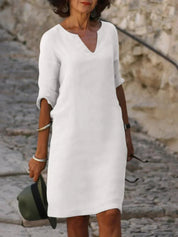Womens Formal Dress - Elegant V-Neck Design for Special Occasions and Everyday Style 6
