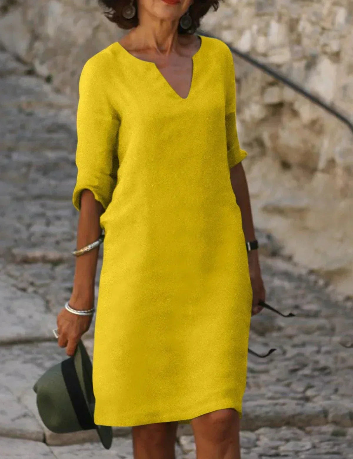 Womens Formal Dress - Elegant V-Neck Design for Special Occasions and Everyday Style 7